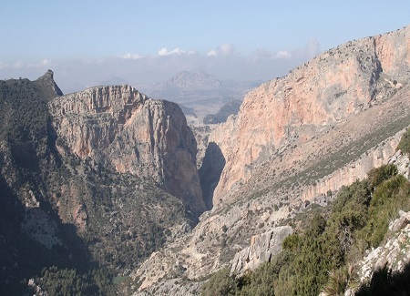 panorama skał w Hiszpanii